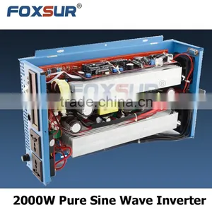High Frequency Battery Voltage Digital Display Pure Sine Wave Inverter 24V DC to 110V AC, DC to AC Competitive Price 2000W thumbnail-3