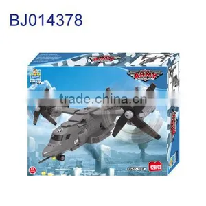 Intelligent 3d Puzzle Diy Army Toy/ Plastic Osprey Warplane Model thumbnail-1