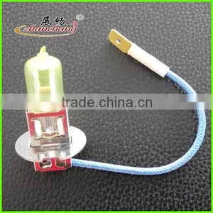 Car Headlamp Bulb h3 12v80w Yello Color Auto Bulb thumbnail-1