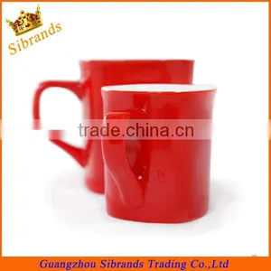 Red Ceramic Mugs/ceramic Coffee Mugs/mugs for Promotion thumbnail-1
