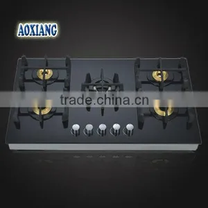 Kitchen 5 Burner Built-in Tempered Glass Gas Stove/ Gas Stove/ Gas Cooker AX-1233 thumbnail-1
