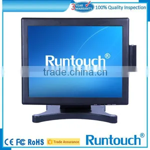 Runtouch RT-1520 New Touch Monitor With Card Reader, Speaker, HD MI, USB and VGA thumbnail-1