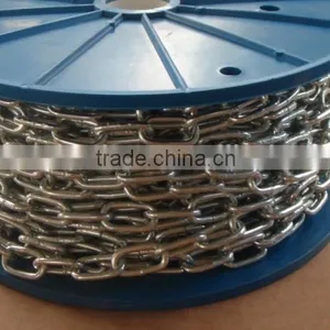 DIN5685 G80 Short or Long Link Chain Standard Galvanized Stainless Steel Link Chain thumbnail-1