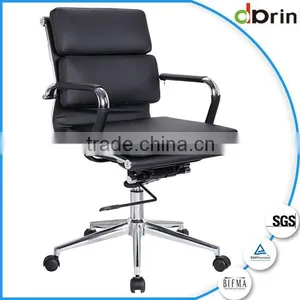 Leather High Back Office Chairs With Armrests thumbnail-1