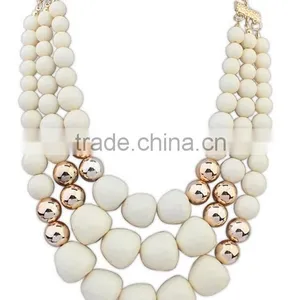 Factory Hot Fashion Choker Designs Necklace Wholesale Handmade Felt Necklace thumbnail-4