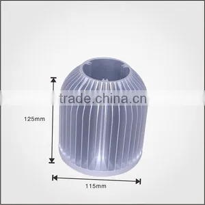 High Power CNC Machining Aluminum Extruded Led Heatsink thumbnail-1