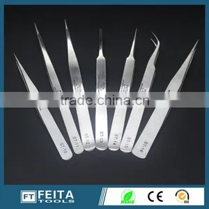Mobile Phone Repairing Widely Use ESD Stainless Steel Vetus Tweezers Dongguan Supplier thumbnail-4