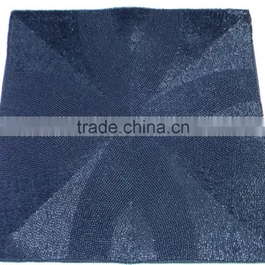 Np633 Beaded Embroided Indian Placemat,table Mat thumbnail-1