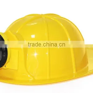NEW!Plastic Helmet Fire Helmet With Light for Adult for Roleplay Party thumbnail-5