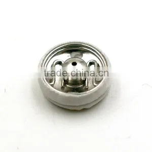 White Fabric Covered Parts Two Parts Snap Buttons thumbnail-2