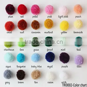 80mm Yarn Pom Poms Custom Pompom thumbnail-6