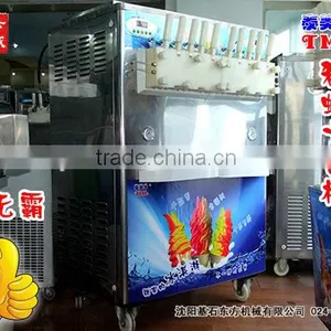 More Faster Refrigeration Speed Soft Ice Cream Machine, TML Ten Color Rainbow Ice Cream Machine, Ice Cream Machine Commercial thumbnail-1