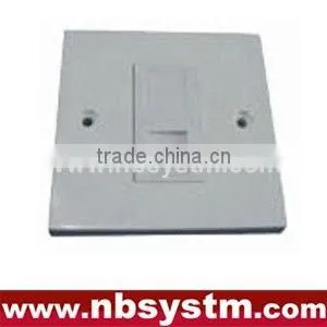 Face Plate, UK Type, Suitable for RJ45 Keystone Jacks, Size:25x50mm thumbnail-1