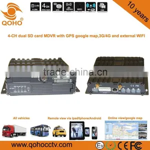 Vehicle H.264 GPS 3G Mobile DVR TWO SD Card Tracking,3g sd Card Mobile Mini Dvr thumbnail-1