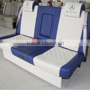 Blue&white--MPV,VAN,motor Homes Modifild Three Sofa Bed ,Customized Car Seat thumbnail-3