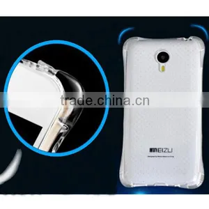 C&T Ultra Slim Shockproof Clear Flexible Soft TPU Case For Meizu M3 Note thumbnail-2