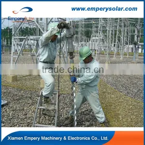 76mm*3mm*1200mm Mini Pile Machine Ground Screw Pole Anchor Screw thumbnail-1
