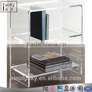 High Clear Acrylic Book Shelf Bookecase thumbnail-1