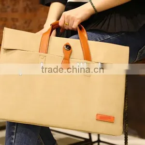 2016 China Supplier Customize 15" 17" Notebook Laptop Messenger Pouch Shoulder Case Bag Handbag For Dell Lenovo thumbnail-2