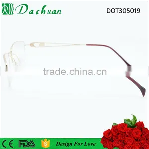 Hot Sale Simple Design Good Quality Lady Titanium Spectacle Eyewear thumbnail-3