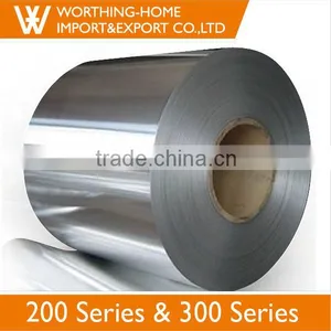 High Tensile Strength Cold Roll DDQ Quality 1000mm 1240mm Width SUS 201 304 Tisco Stainless Steel Coil thumbnail-1