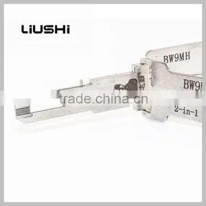 Locksmith Tool BW9MH Car Door Locks Pick 2-in-1 Tool Lishi Decoder Lishi 2 in 1locksmith Tools thumbnail-2