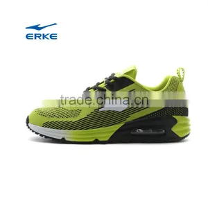 ERKE Knitted Breathable Mesh Upper Brand Mens Sports Shoes With Air Cushion thumbnail-1