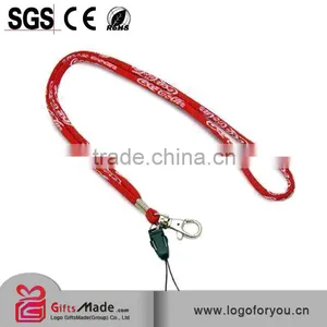 Factory Wholesale Custom Woven Round Cord Lanyard thumbnail-4