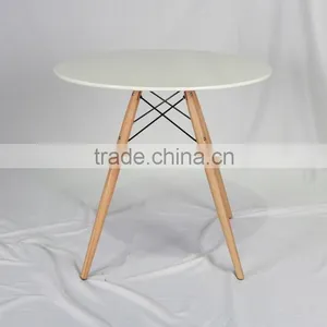 Eiffel Tower Wood Cross Leg Coffee Table thumbnail-3