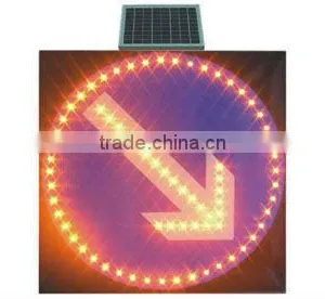 Solar Traffic Right-Turning Sign thumbnail-2