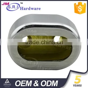 High End Zinc Alloy Oval Wardrobe Rail Support thumbnail-3