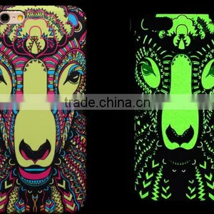 3D Luminous Lion Animal Pattern Back Hard Cover Case For Iphone 6 6Plus thumbnail-3