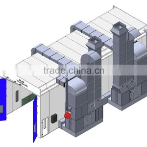 Guangdong JF 15B Well Equipped Bus Tools Bus Paint Chamber thumbnail-1
