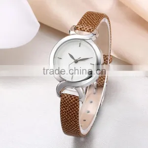 2016 Cute Face Lady Leather Watch, Women Genuine Leather Beautiful Ladies Watch thumbnail-3