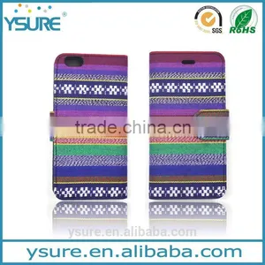Chinese Style Fashion Light Fabric Wallet Leather Phone Case For OnePlus One With PVC ID and Credit Card Slots thumbnail-1