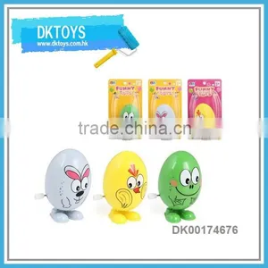 Colorful Funny Play Mini Size Plastic Wind Up Toy Egg Mini Toys thumbnail-1