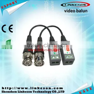 1CH Passive Security CCTV UTP Twisted Pair BNC Male Connector Video Balun thumbnail-1