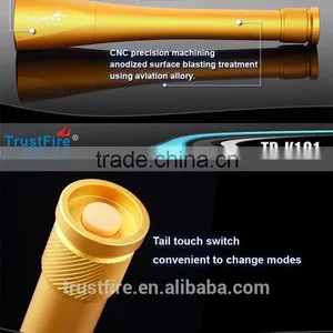 TrustFire TR-K101 3000 Lumen 5-mode Memory Golden Led Flashlight thumbnail-3