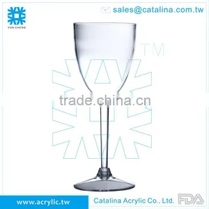 Acrylic Clear 336ML Transparent Barware Plastic Beverage Wine Glass thumbnail-3