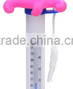 Floating Pool Thermometer Octopus Shape Water Temperature Thermometers With String, Shatter Resistant thumbnail-1