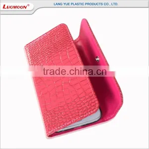 Three Folds Crocodile Veins Flip Cover Phone Case for Huawei Honor 5x p8 thumbnail-4