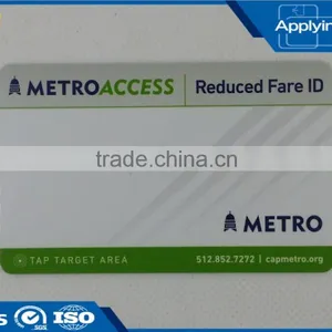 ISO 4443A Standard Printed Credit Card Size Plastic ic Card Contact IC Card thumbnail-1