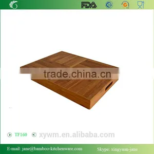 TF160 Bamboo Stripe Serving Tray With Holes thumbnail-3