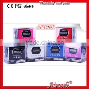 2015 Discount Price for Electronic Gifts 2 Channels Mini Speaker Special Feature Mini Portable Music Speaker Aimodi-SM01Y thumbnail-1