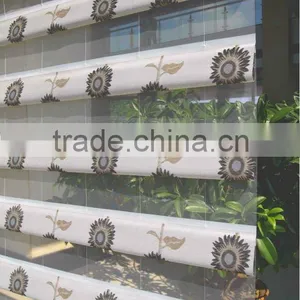 100% Polyester Peacock Blind Fabriv/ Double Layer Blinds / Roman Blinds thumbnail-1
