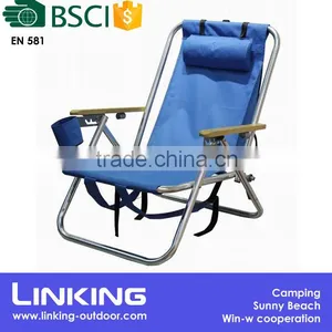4 Position Luxury Beach Chair With Backpack&strap thumbnail-1