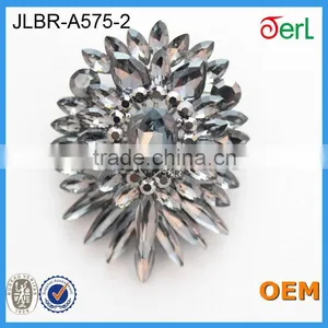 Lovely Large Crystal Brooch for Garment Accessories thumbnail-6