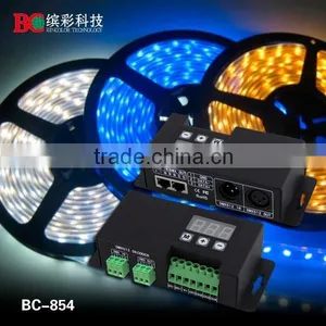 BC-854 Support RJ 45 Port DC12-24V 4 Channels Rgbw Dmx512 Decoder thumbnail-2