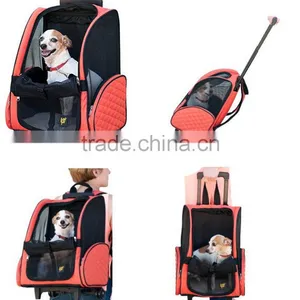 Wheel Around Travel Pet Carrier,4-in-1 Roller Pet Carrier thumbnail-1