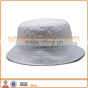 Superior Quality Cheap Blank Custom Made Reversible Quilting Fabric Bucket Hats thumbnail-2